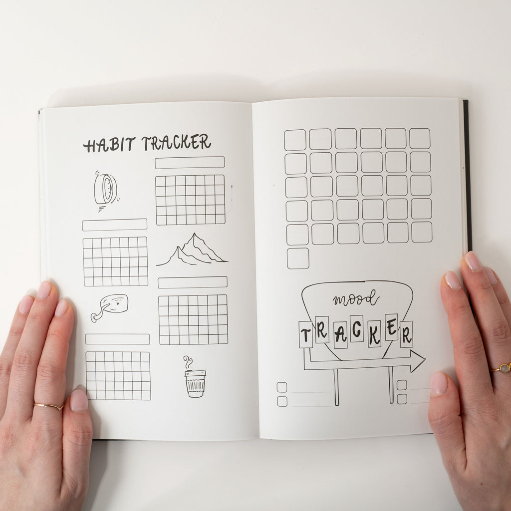 12-month Undated Bullet Journal Planner