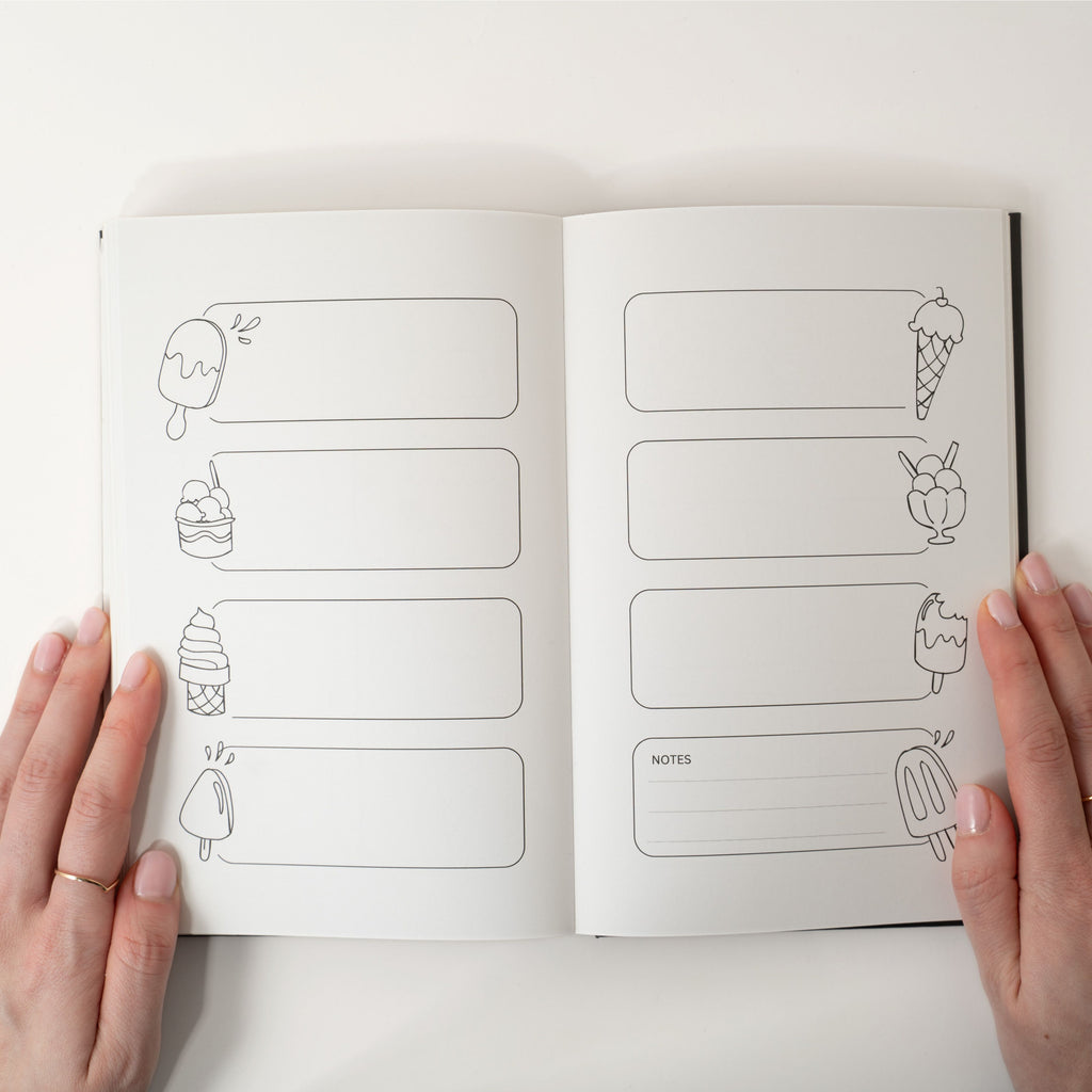 12-month Undated Bullet Journal Planner