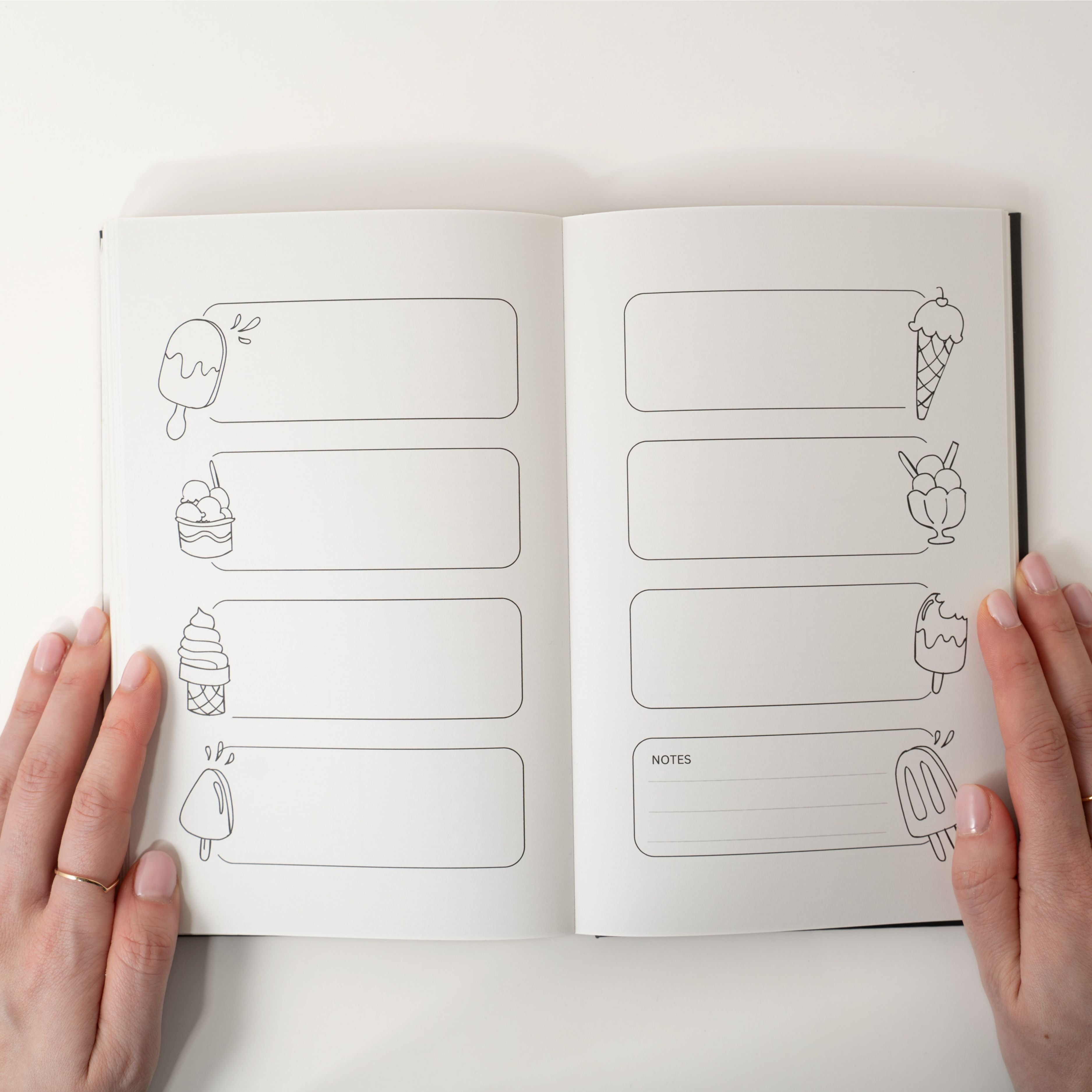 12-month Undated Bullet Journal Planner
