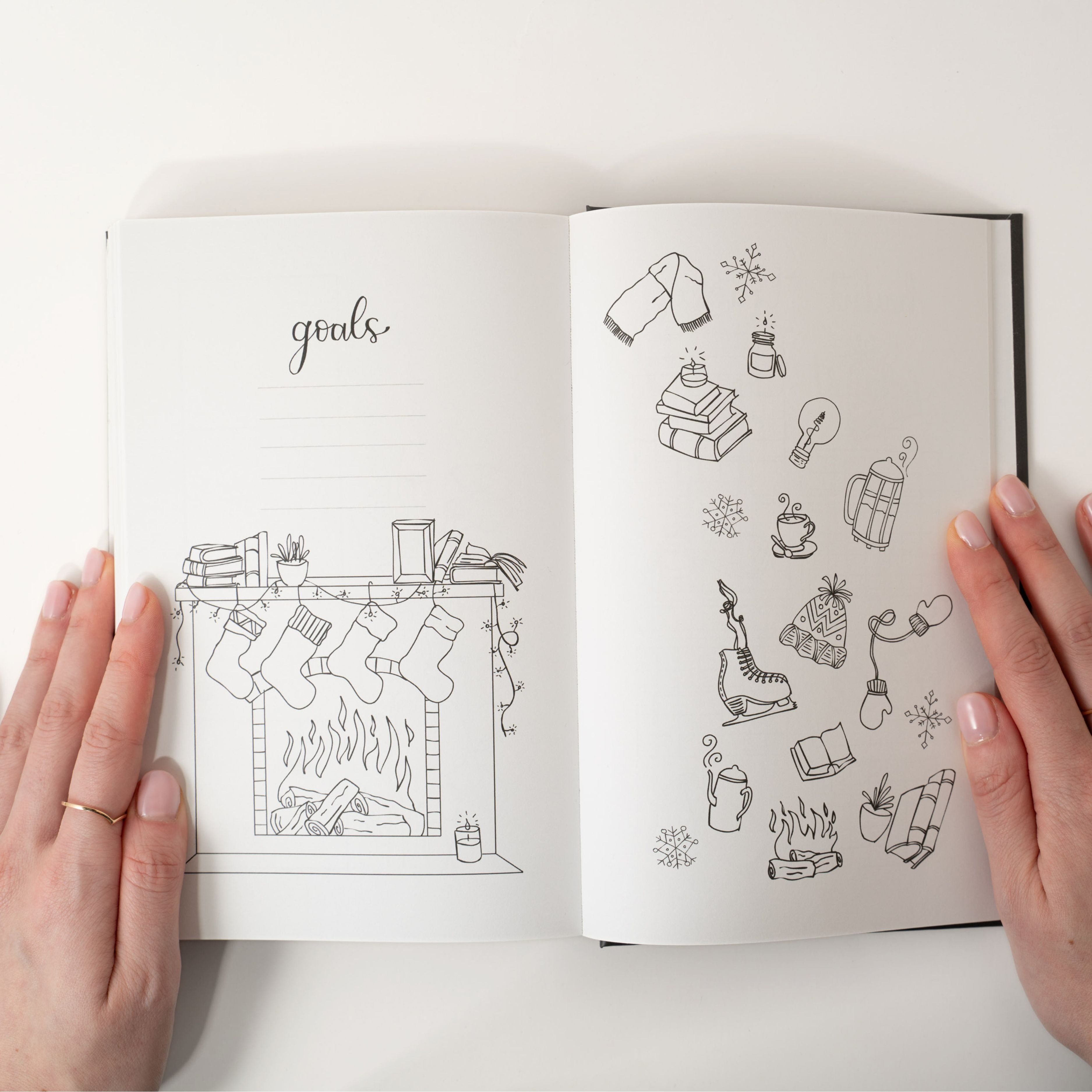 12-month Undated Bullet Journal Planner