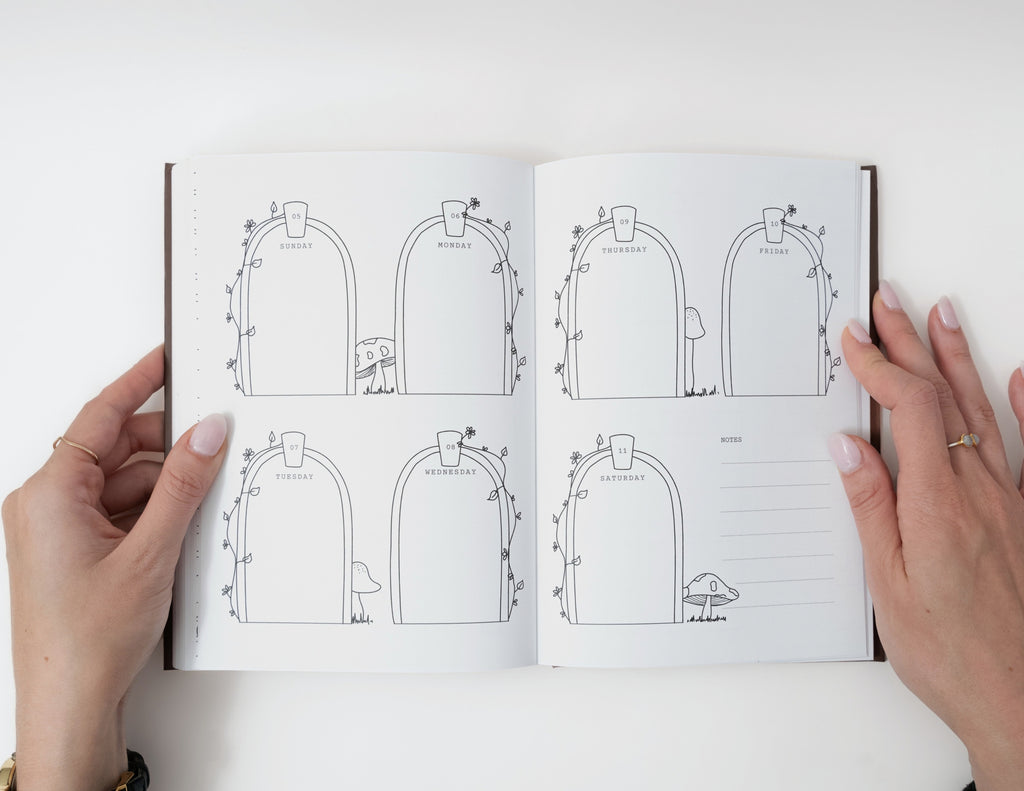 2027 Pre-Drawn Bullet Journal Planner