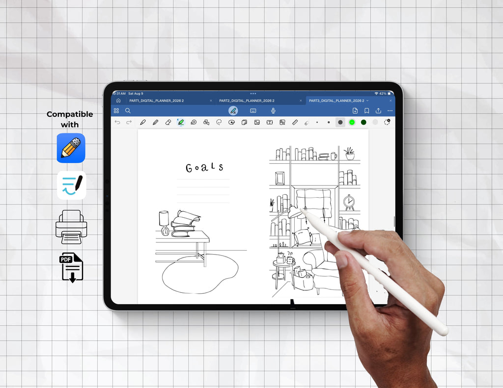 Digital Undated Planner
