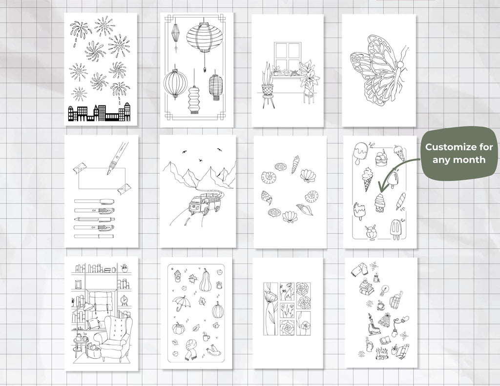 Digital Undated Planner