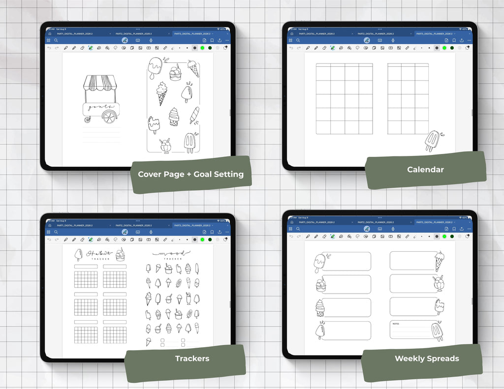 Digital Undated Planner