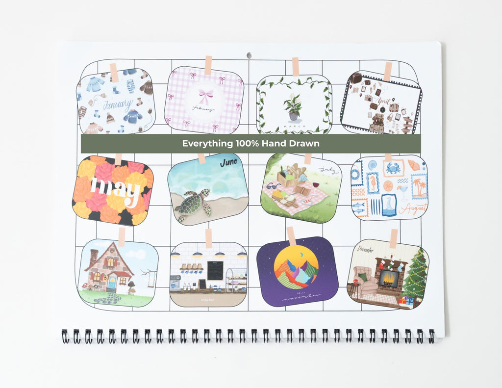 2027 Calendar | Hand-Drawn