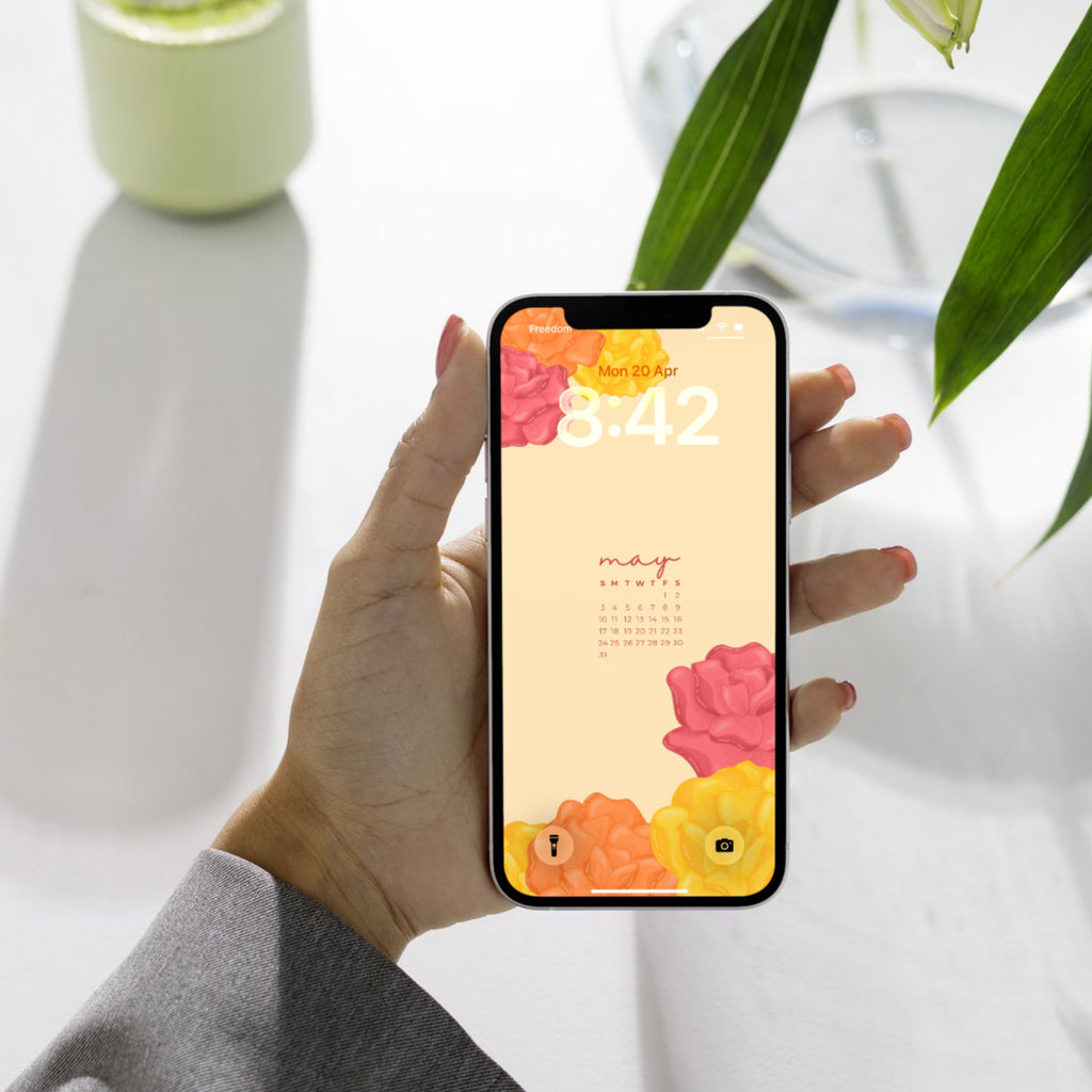 FREE Phone Wallpaper | May Florals