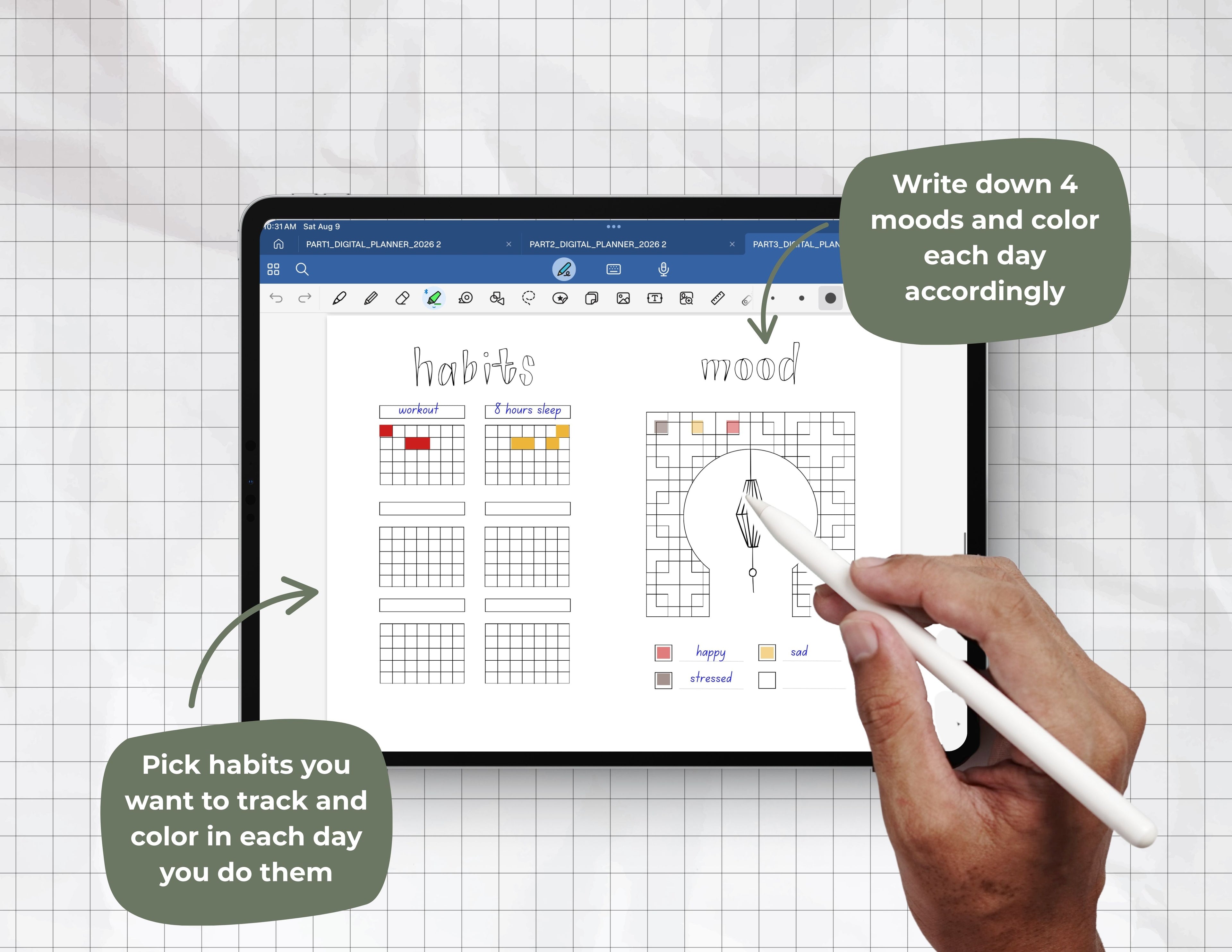 Digital Undated Planner