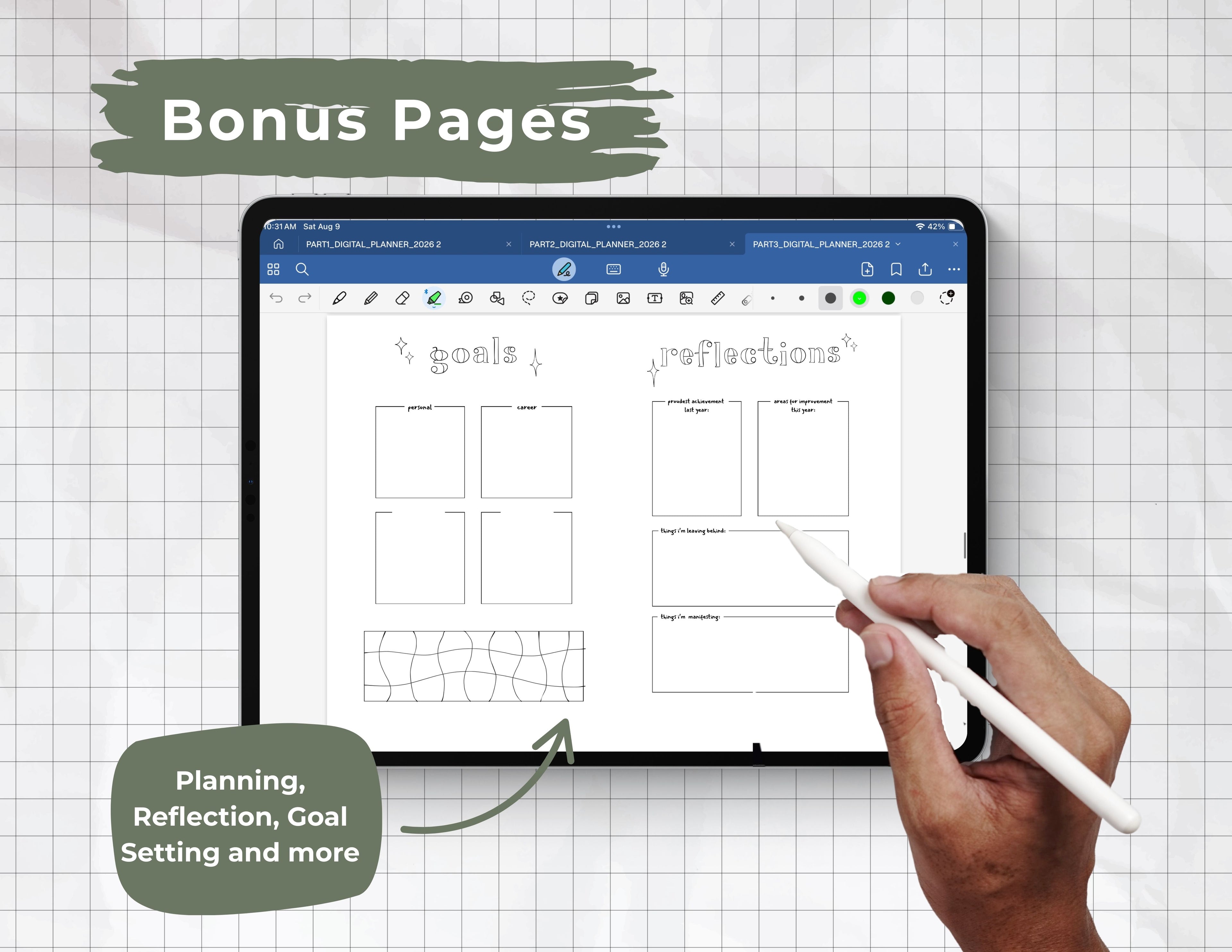 Digital Undated Planner