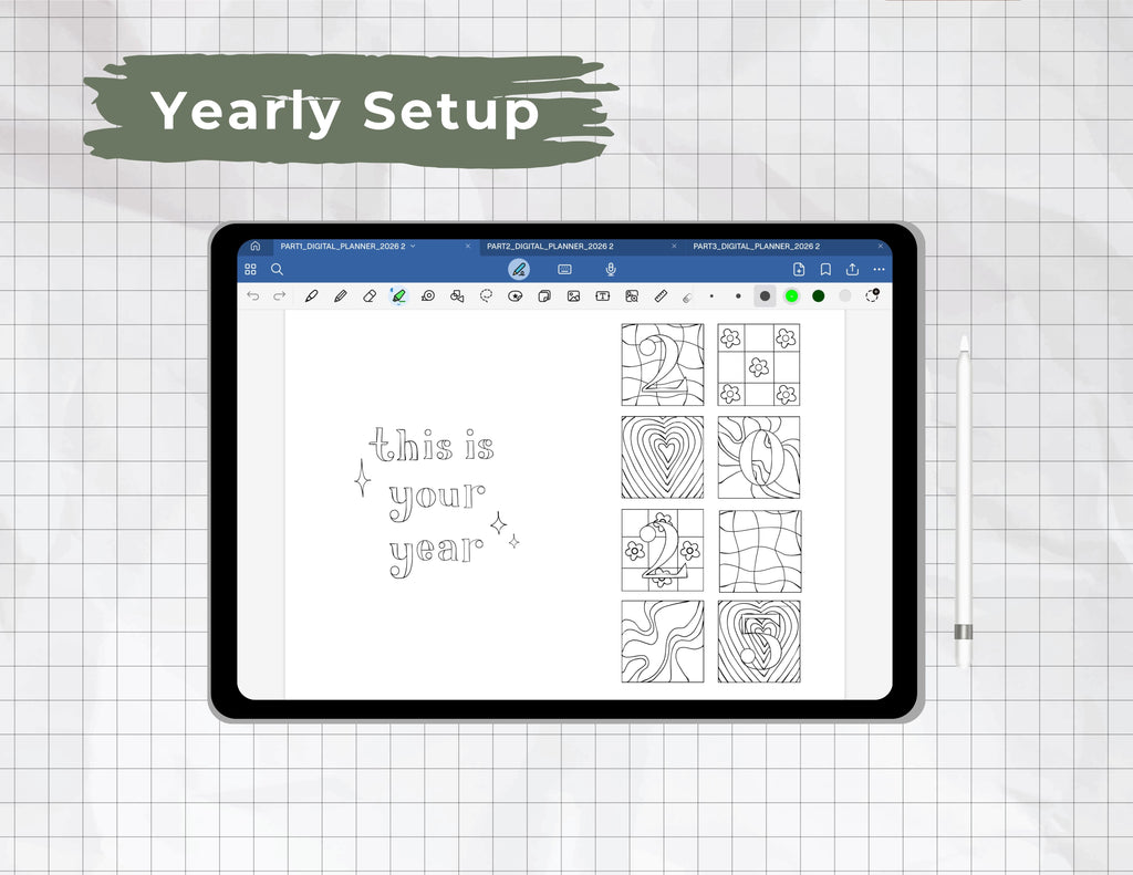 Digital Undated Planner