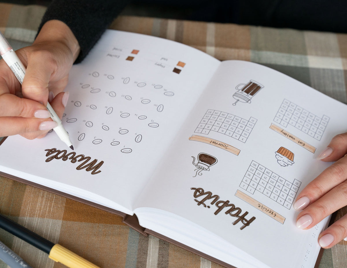 2027 Pre-Drawn Bullet Journal Planner