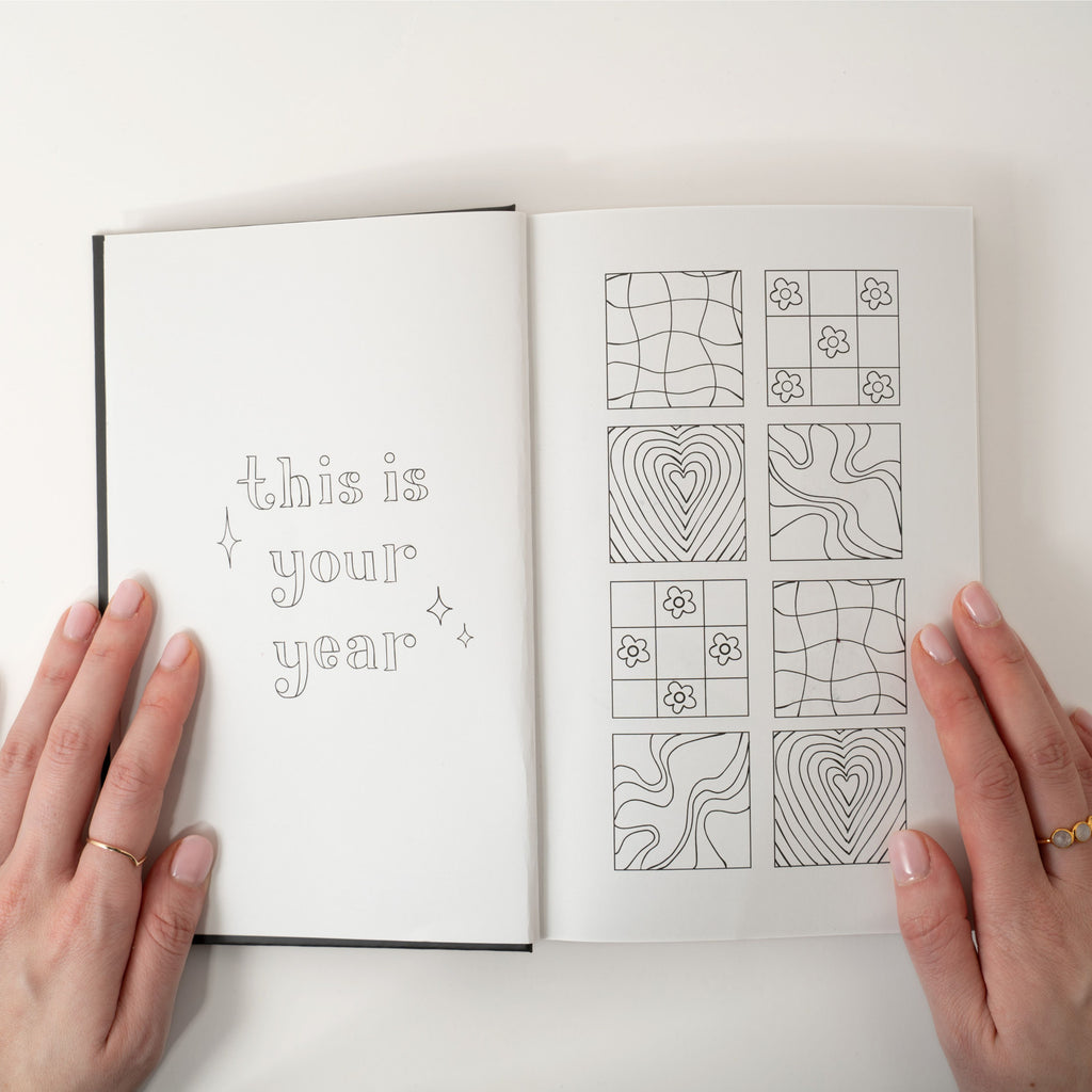 12-month Undated Bullet Journal Planner