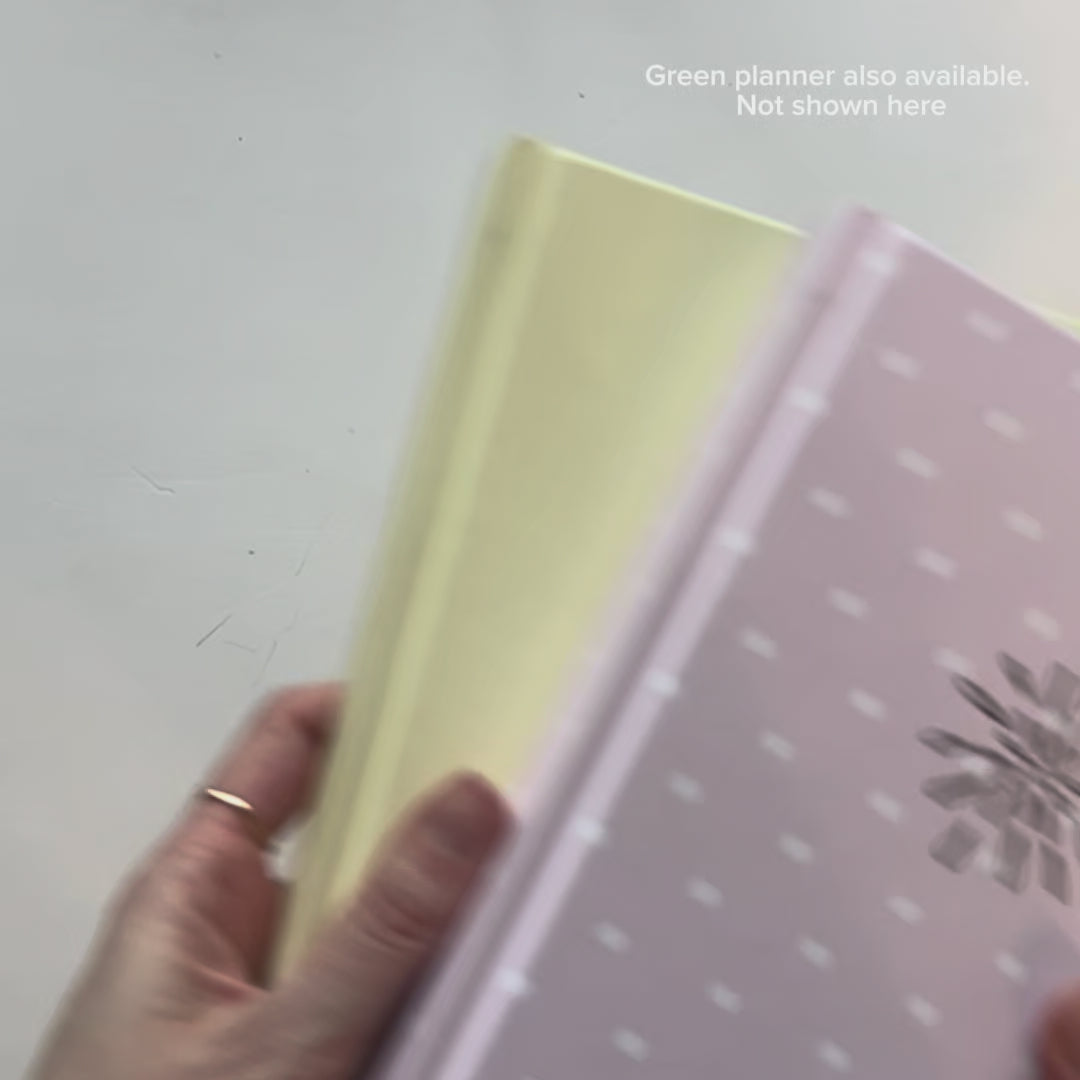 12-month Undated Bullet Journal Planner