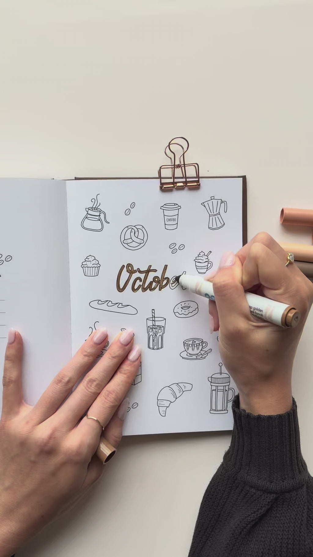 2027 Pre-Drawn Bullet Journal Planner
