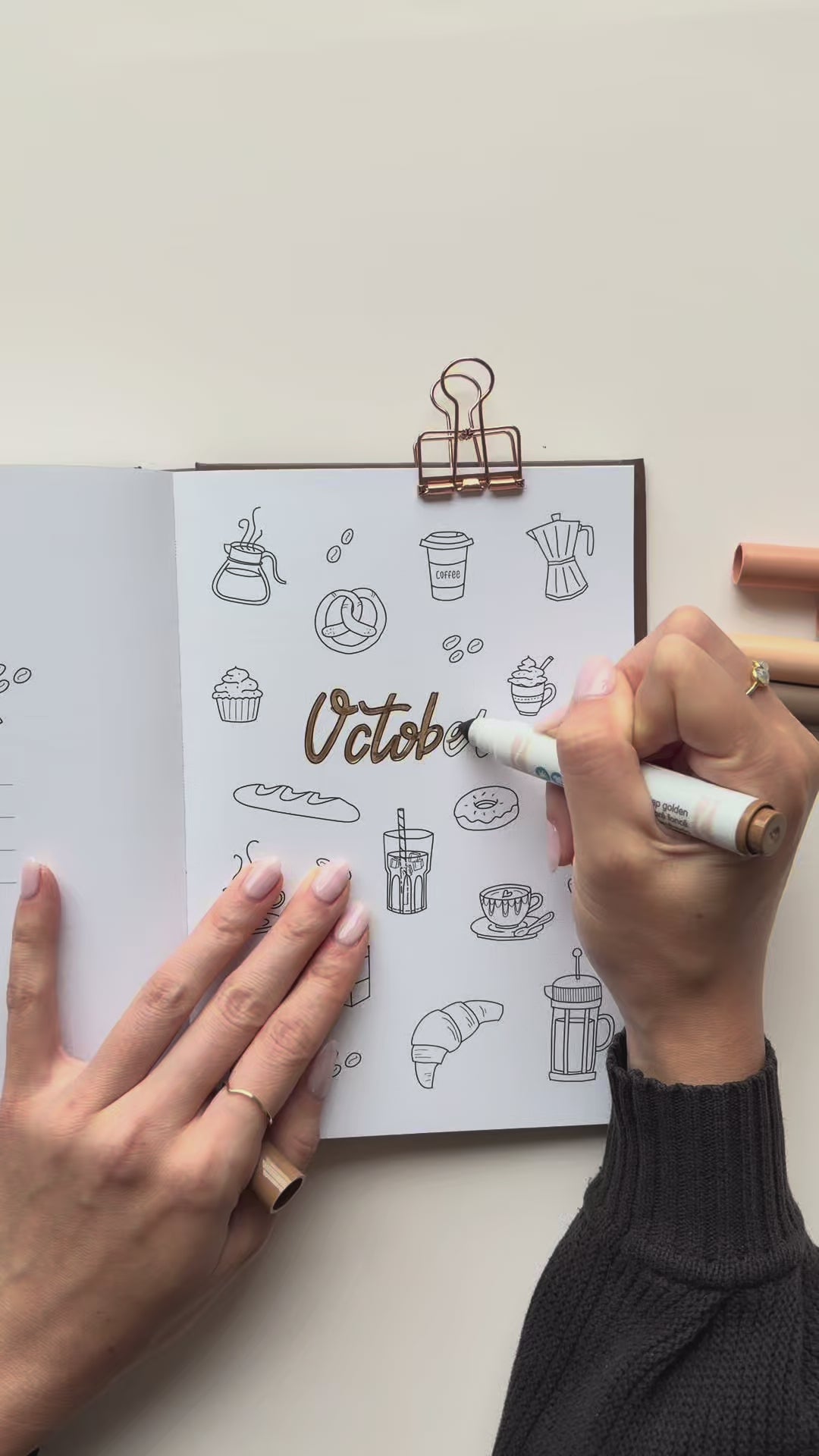 2027 Pre-Drawn Bullet Journal Planner
